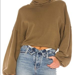 NWOT Agolde Balloon Sleeve Turtleneck Size XS